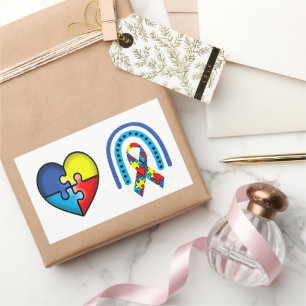 Autism Awareness Ribbon Sticker