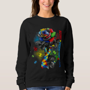 Autism Awareness Rose Accept Understand Love Autis Sweatshirt