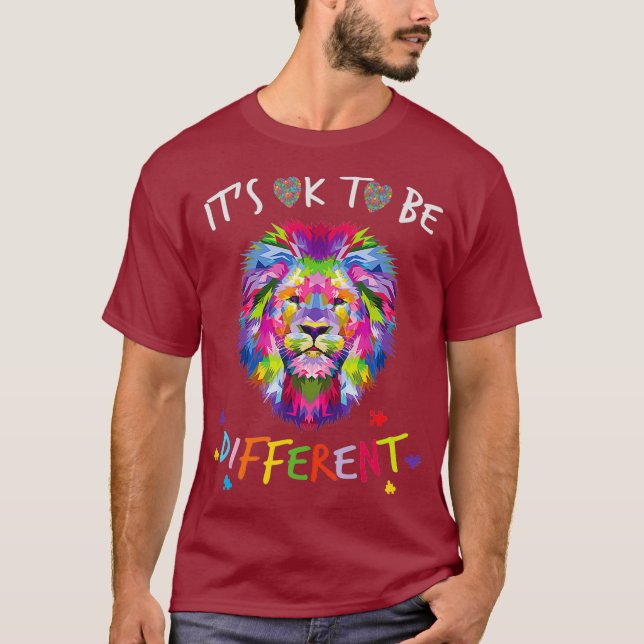 Autism Awareness Shirt Its OK to be different (Front)
