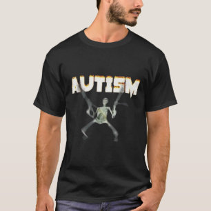 Autism Awareness Skeleton – Supportive Graphic T-Shirt
