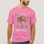 Autism Awareness Sloth Hold On To Your Uniqueness T-Shirt<br><div class="desc">Don't Let Go of Your Uniqueness Autism Awareness design featuring a sloth hanging on a tree branch and not letting go. Cute,  bright,  and fun design for your Awareness campaign,  events as well as adding to your home decor

Add your team name by clicking the "Personalize" button above</div>