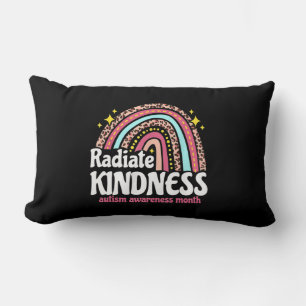 Autism Awareness special ed teacher radiate kindne Lumbar Pillow