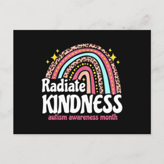 Autism Awareness special ed teacher radiate kindne Postcard