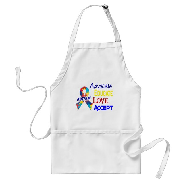 Autism Awareness Standard Apron (Front)
