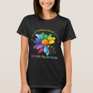 Autism Awareness Sunflower Accept Understand Love  T-Shirt