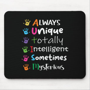 Autism Awareness Support Autism Kids For Mom Dad 1 Mouse Pad