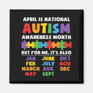 Autism Awareness Support Autism Kids For Mom Dad 2 Magnet