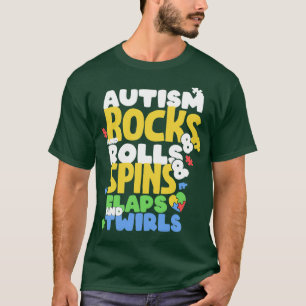 AUTISM AWARENESS Support Autism Kids for Mom Dad 2 T-Shirt