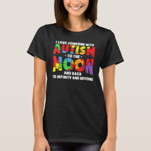 Autism Awareness Support Autism Kids For Mom Dad 3 T-Shirt