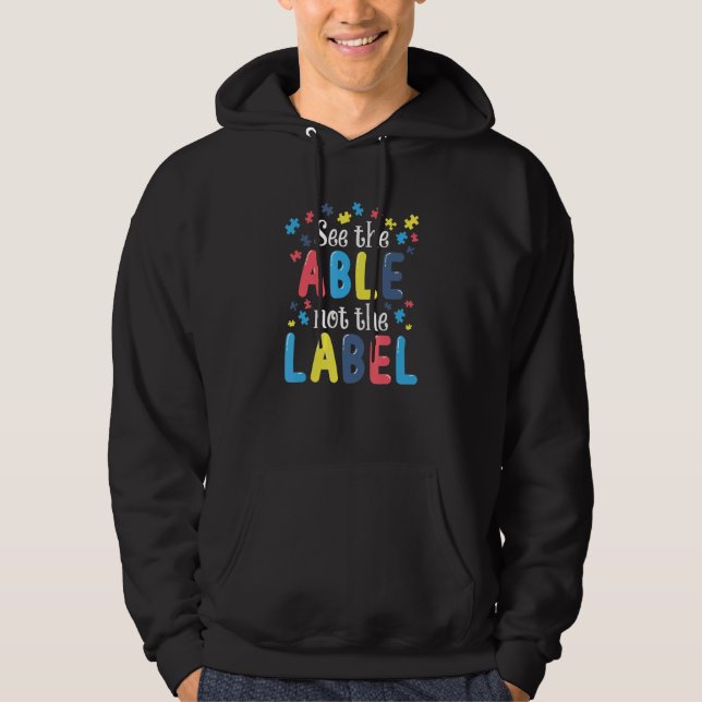 AUTISM AWARENESS Support Autism Kids for Mom Dad 4 Hoodie (Front)
