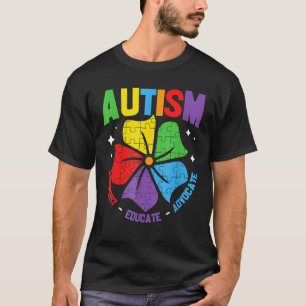 AUTISM AWARENESS Support Autism Kids for Mom Dad m T-Shirt