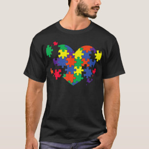 AUTISM AWARENESS Support Autism Kids for Mom Dad P T-Shirt