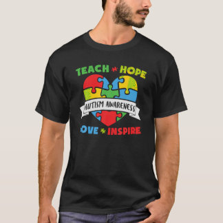 AUTISM AWARENESS Support Autism Kids for Mom Dad T T-Shirt