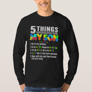 Autism Awareness Support Autism Son Kids For Mom D T-Shirt