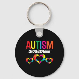 Autism Awareness Support Autist Autists Autistic A Keychain