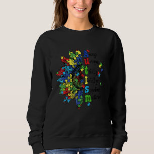 Autism Awareness Support Kids For Mom Dad Women Sweatshirt