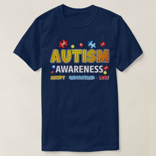 Autism Awareness  T-Shirt (Design Front)