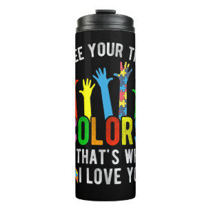 Autism Awareness T shirt - Autism Awareness Shirt  Thermal Tumbler