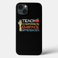Autism Awareness Teach Compassion Embrace Differen
