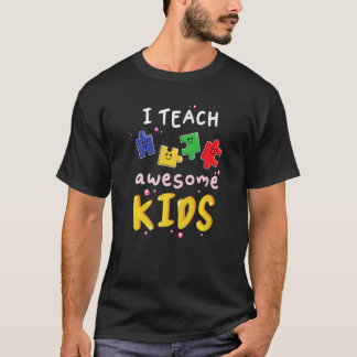 Autism Awareness Teacher Hope Inspire Love Fighter T-Shirt