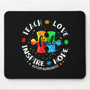 Autism Awareness Teacher Shirt Autism Awareness Me Mouse Pad