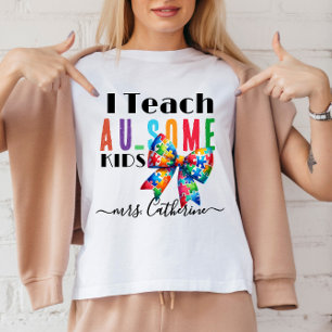 Autism Awareness Teacher T-Shirt