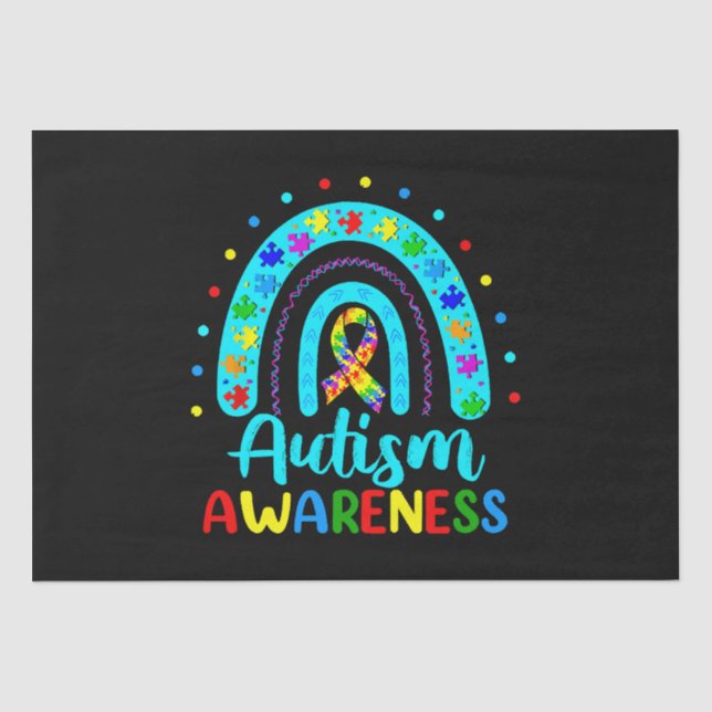 Autism Awareness Tissue Paper (Front)