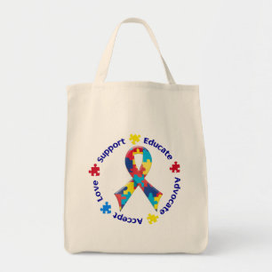Autism Awareness Tote Bag