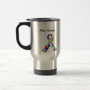 Autism Awareness travel cup. Support Autism Mug
