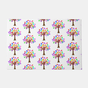 Autism Awareness Tree Doormat