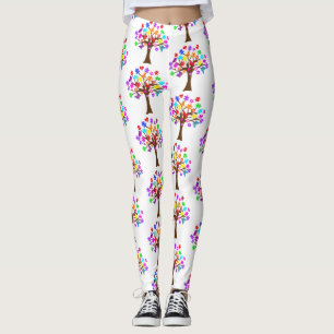 Autism Awareness Tree Leggings