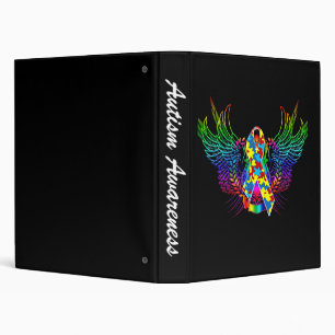 Autism Awareness Tribal Binder