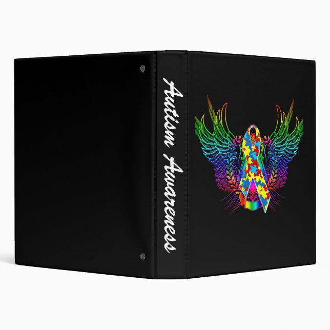 Autism Awareness Tribal Binder (Background)