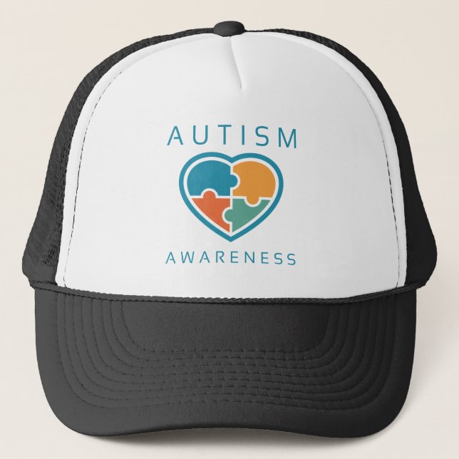 Autism Awareness Trucker Hat (Front)