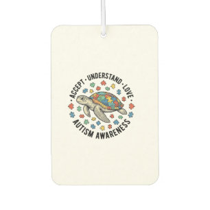 Autism Awareness Turtle Puzzle Vector Design_1 Air Freshener