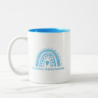 Autism Awareness Two-Tone Mug, 11 oz Coffee Mug