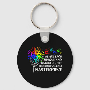 Autism Awareness Unique Masterpiece Cool Parents K Keychain