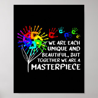 Autism Awareness Unique Masterpiece Cool Parents K Poster