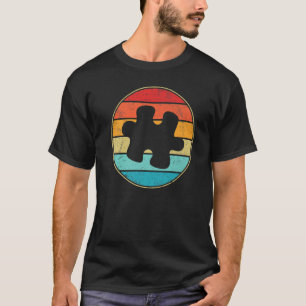 Autism Awareness  Vintage 70s 80s Autism Mom Dad T-Shirt
