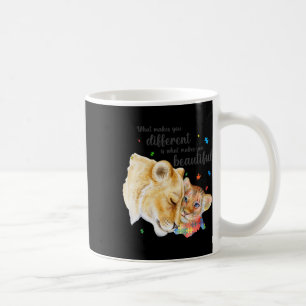 Autism Awareness What Makes You Different Lion Mom Coffee Mug