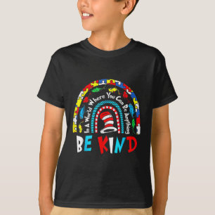 Autism Awareness Why Fit In Doctor Teacher Cat In T-Shirt