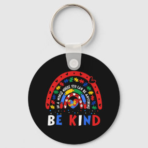Autism Awareness Why Fit In Teacher Boy Girls Auti Keychain