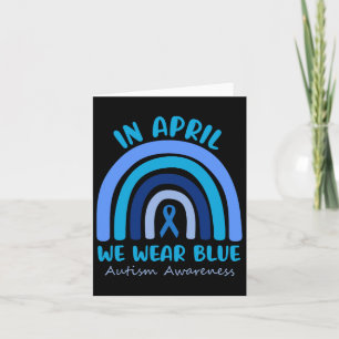 Autism Awareness Women Kids Acceptance In April We Card