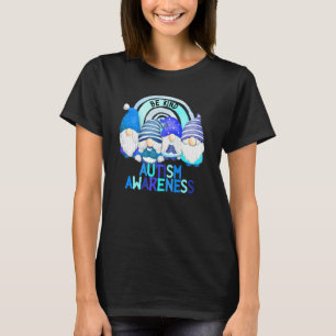 Autism Awareness Women Mom Kids Acceptance Gnomes T-Shirt