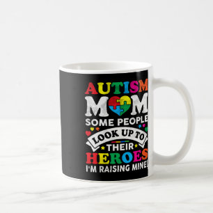 Autism Awareness Women Mom Mother's Day Proud Auti Coffee Mug