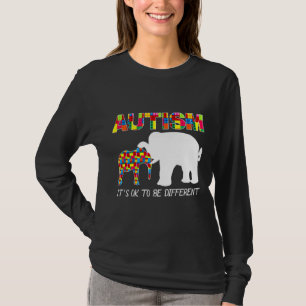 Autism Awearness It S Ok To Be Different Fitted Sc T-Shirt