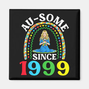 Autism Awesome Ausome Since 1999 Happy 27th Birthd Magnet