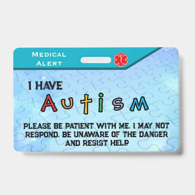 Autism Badge (Front)
