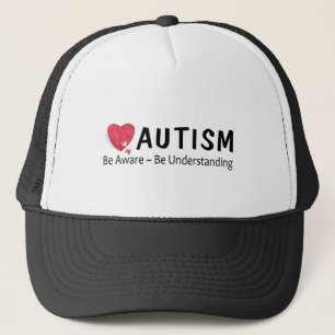 Autism Be Aware Be Understanding Trucker Hat