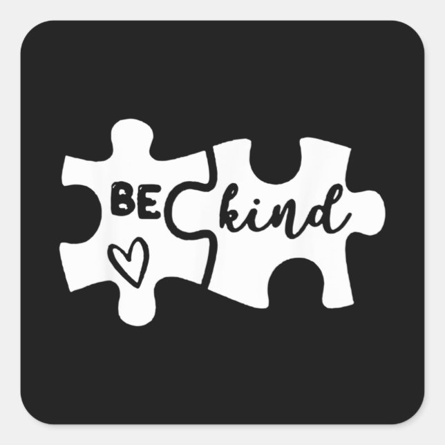 Autism Be Child Square Sticker (Front)